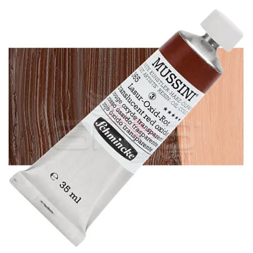 Mussini 35ml Yağlı Boya Seri:3 No:365 Translucent Red Oxide - 365 Translucent Red Oxide