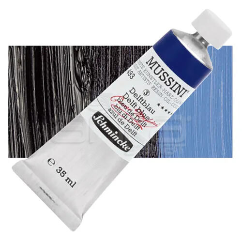 Mussini 35ml Yağlı Boya Seri:3 No:493 Delft Blue - 493 Delft Blue