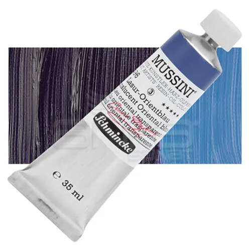 Mussini 35ml Yağlı Boya Seri:3 No:496 Translucent Oriental Blue - 496 Translucent Oriental Blue