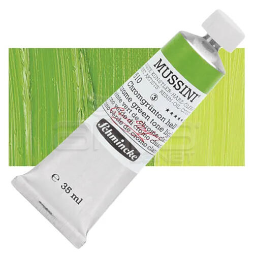 Mussini 35ml Yağlı Boya Seri:3 No:510 Chrome Green Tone Light - 510 Chrome Green Tone Light