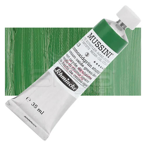 Mussini 35ml Yağlı Boya Seri:3 No:513 Chromium Oxide Green Deep - 513 Chromium Oxide Green Deep