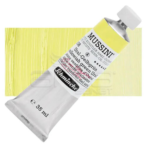 Mussini 35ml Yağlı Boya Seri:4 No:208 Yellowish Green Ural - 208 Yellowish Green Ural