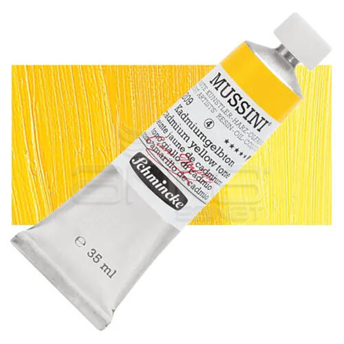 Mussini 35ml Yağlı Boya Seri:4 No:209 Cadmium Yellow Tone - 209 Cadmium Yellow Tone