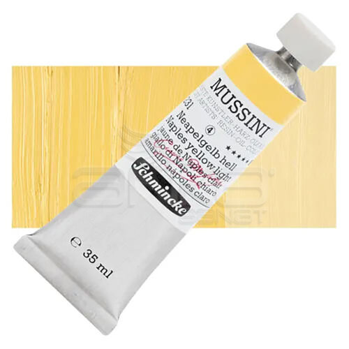 Mussini 35ml Yağlı Boya Seri:4 No:231 Naples Yellow Light - 231 Naples Yellow Light