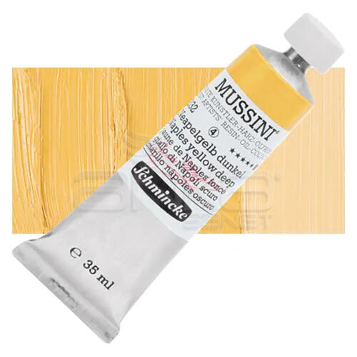 Mussini 35ml Yağlı Boya Seri:4 No:232 Naples Yellow Deep - 232 Naples Yellow Deep