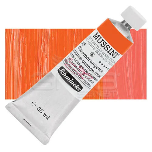 Mussini 35ml Yağlı Boya Seri:4 No:243 Chrome Orange Tone - 243 Chrome Orange Tone