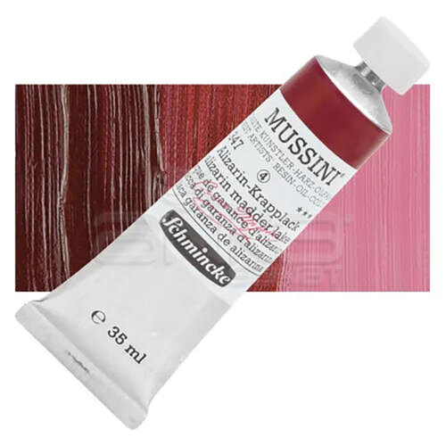 Mussini 35ml Yağlı Boya Seri:4 No:347 Alizarin Madder Lake - 347 Alizarin Madder Lake
