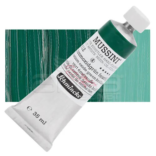 Mussini 35ml Yağlı Boya Seri:4 No:512 Chromium Oxide Green Brilliant - 512 Chromium Oxide Green Brilliant