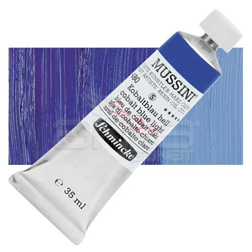 Mussini 35ml Yağlı Boya Seri:5 No:480 Cobalt Blue Light - 480 Cobalt Blue Light