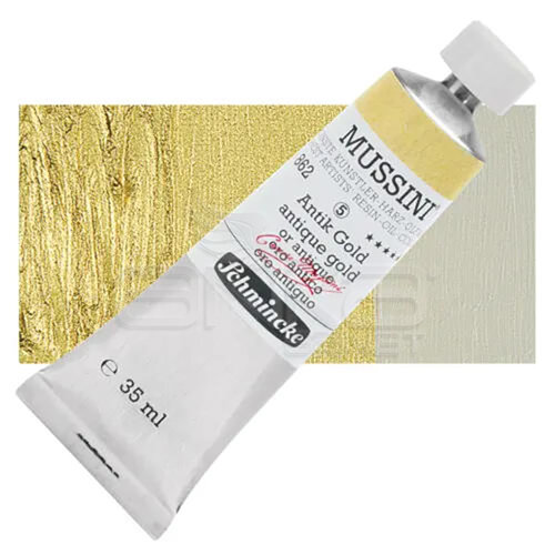 Mussini 35ml Yağlı Boya Seri:5 No:862 Antique Gold - 862 Antique Gold