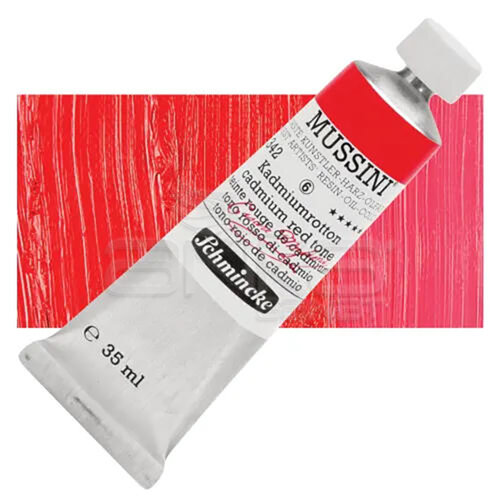 Mussini 35ml Yağlı Boya Seri:6 No:342 Cadmium Red Tone - 342 Cadmium Red Tone