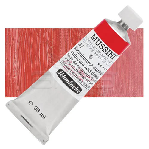Mussini 35ml Yağlı Boya Seri:6 No:357 Cadmium Red Deep - 357 Cadmium Red Deep