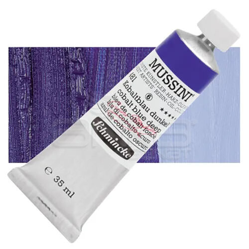 Mussini 35ml Yağlı Boya Seri:6 No:481 Cobalt Blue Deep - 481 Cobalt Blue Deep