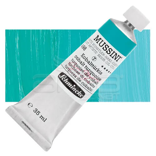 Mussini 35ml Yağlı Boya Seri:7 No:498 Cobalt Turquoise - 498 Cobalt Turquoise