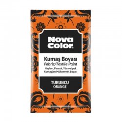 Nova Color - Nova Color Toz Kumaş Boyası 12g Turuncu