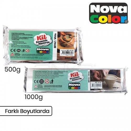 Nova Color Seramik Hamuru Beyaz