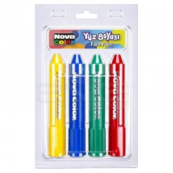 Nova Color - Nova Color Yüz Boyama Kalemi 4lü NC-209