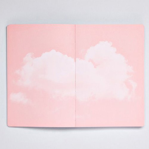 Nuuna İnspiration Bok M Cloud Pink Çizim Defteri 120g 178 Yaprak Kod:53559