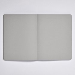 Nuuna - Nuuna Not White L Light Grey Çizim Defteri 120g 176 Yaprak (1)