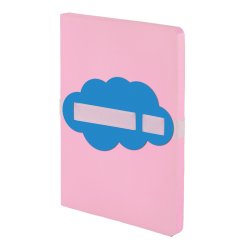 Nuuna - Nuuna Voyager L Pink Dot Çizim Defteri 120g 256 Yaprak No:53504