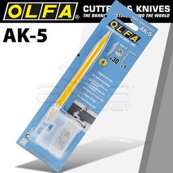 Olfa Kretuar Tasarım Bıçağı 30 Adet Yedek Bıçaklı AK-5 - Thumbnail