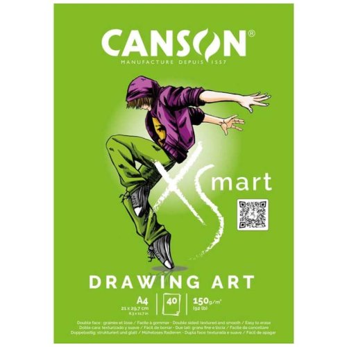 Canson XSmart Drawing Art Pad 150g 40 Yaprak A4