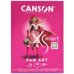 Canson - Canson XSmart Fan Art Pad 250g 20 Yaprak A4