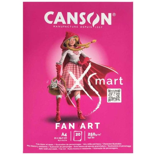 Canson XSmart Fan Art Pad 250g 20 Yaprak A4