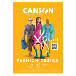 Canson - Canson XSmart Fasion Desing Çizim Defteri 180g 30 Yaprak A4