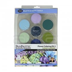 PanPastel - PanPastel Boya Seti 7li Flower Coloring Kit 2