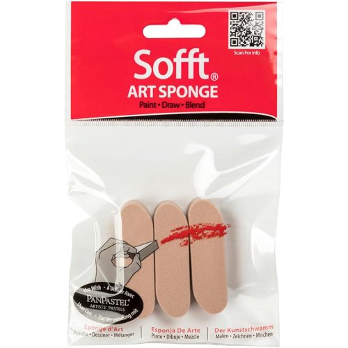 PanPastel Sofft Yuvarlak Resim Süngeri Seti 3 Adet 61021