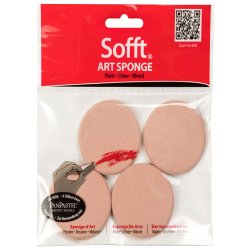 PanPastel - PanPastel Sofft Yuvarlak Resim Süngeri 4 Adet 61042