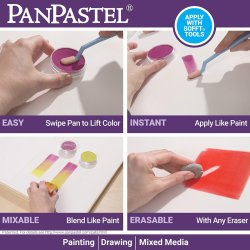 PanPastel Ultra Soft Artist Pastel Yardımcı Boya Malzemeleri 5li Set 30005 - Thumbnail
