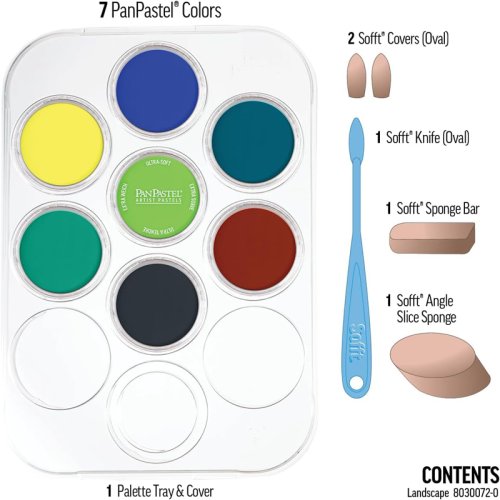 PanPastel Ultra Soft Artist Pastel Boya Landscape 7li Set 30072