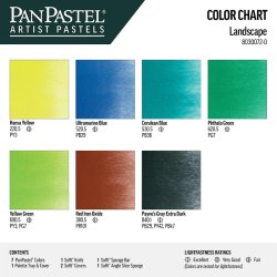 PanPastel Ultra Soft Artist Pastel Boya Landscape 7li Set 30072 - Thumbnail