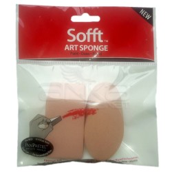 PanPastel - PanPastel Sofft Boyama Çizim ve Karıştırma Sünger Seti Angle Slice Flat 61031 ve Angle Slice Round 61030