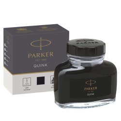Parker - Parker Quink Şişe Dolmakalem Mürekkebi 57ml Siyah