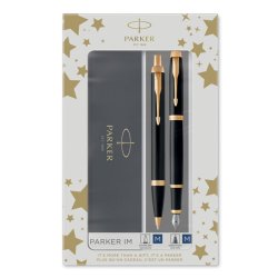 Parker - Parker IM Duo Dolma-Tükenmez Kalem Seti Siyah GT 2093216 (1)