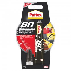 Pattex - Pattex 60 Saniye Universal Yapıştırıcı 20g 1994326