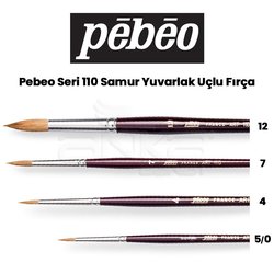 Pebeo 110 Seri Samur Sulu Boya Fırçası - Thumbnail