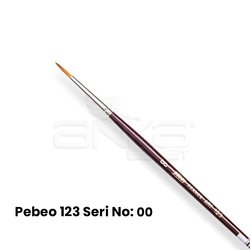 Pebeo 123 Seri Sentetik Yuvarlak Uçlu Fırça - Thumbnail