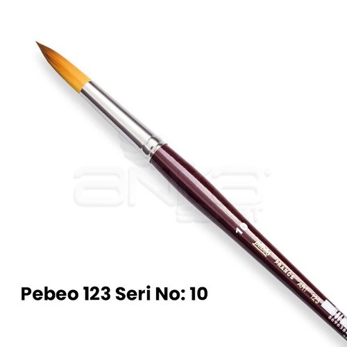 Pebeo 123 Seri Sentetik Yuvarlak Uçlu Fırça