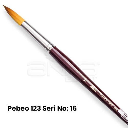 Pebeo 123 Seri Sentetik Yuvarlak Uçlu Fırça