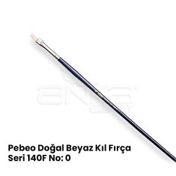 Pebeo - Pebeo 140F Seri Doğal Beyaz Kıl Yağlı Boya-Akrilik Boya Fırçası (1)
