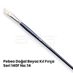 Pebeo 140F Seri Doğal Beyaz Kıl Yağlı Boya-Akrilik Boya Fırçası - Thumbnail