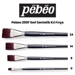 Pebeo - Pebeo 200F Seri Sentetik Kıl Fırça