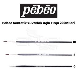 Pebeo - Pebeo 200R Seri Sentetik Yuvarlak Uçlu Fırça
