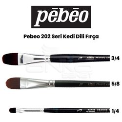 Pebeo - Pebeo 202 Seri Kedi Dili Fırça