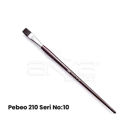 Pebeo 210 Seri Samur Düz Kesik Uçlu Fırça