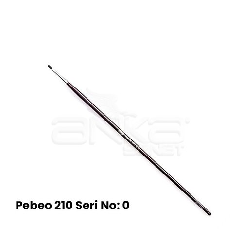 Pebeo 210 Seri Samur Düz Kesik Uçlu Fırça